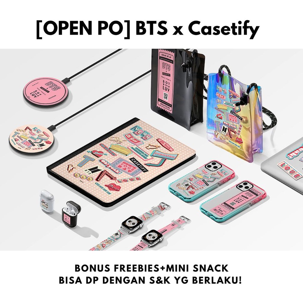 Jual [PO] BTS x Casetify Boy With Luv Merch - iPhone Case/iPad