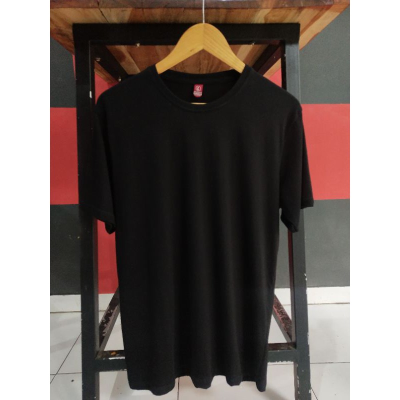 Jual Kaos polos warna hitam || Baju polos makassar | Shopee Indonesia