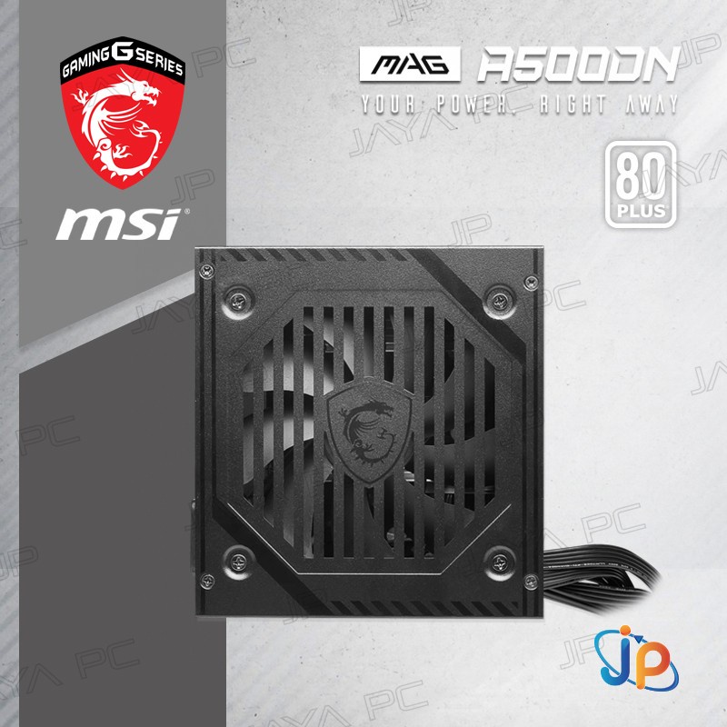 Jual MSI MAG A500DN 500Watt PSU Power Supply 500W 80 Standard