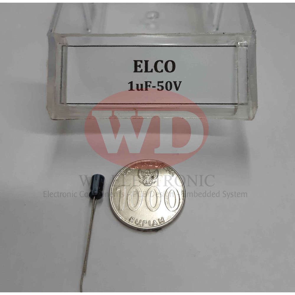 50pcs 50v 0.1uF 0.1mfd 100nf 105°C Aluminum Electrolytic Capacitors - 4x7mm, CD Series, Through Hole, ±20%