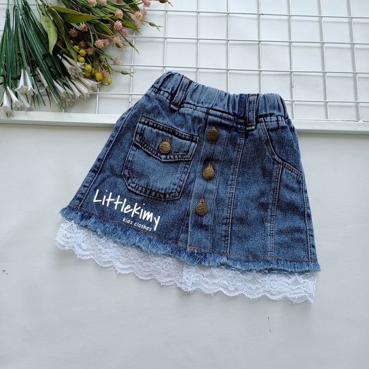 Jual Rok Jeans Anak Perempuan Umur 1 sd 5 thn Rok Renda Easter skirt ...