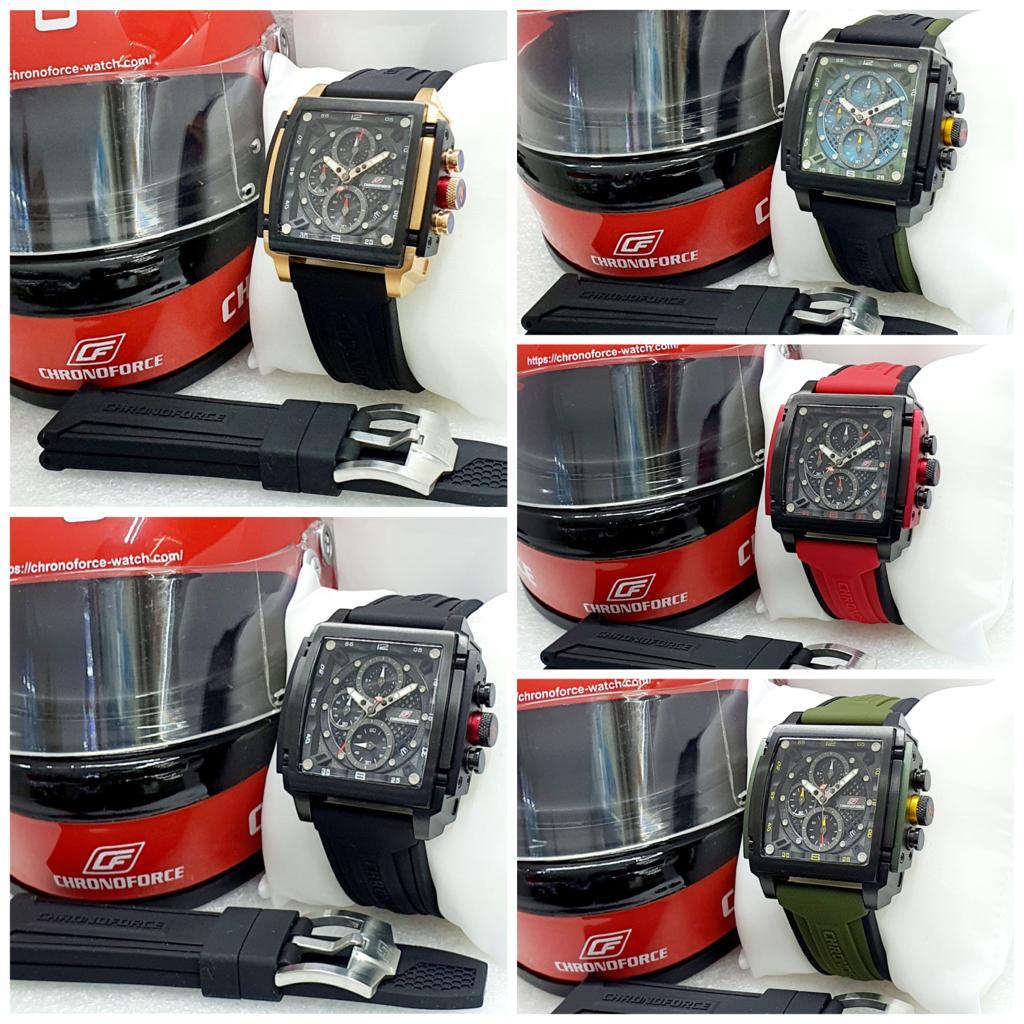 Jual Chronoforce Original C5332 Jam Tangan Pria Tali Karet | Shopee ...