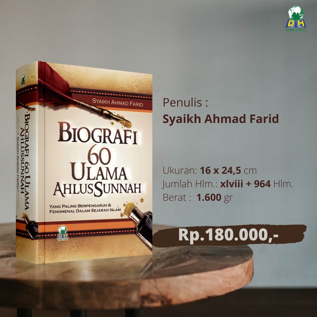 Jual Buku BIOGRAFI 60 ULAMA AHLUSSUNNAH | Shopee Indonesia