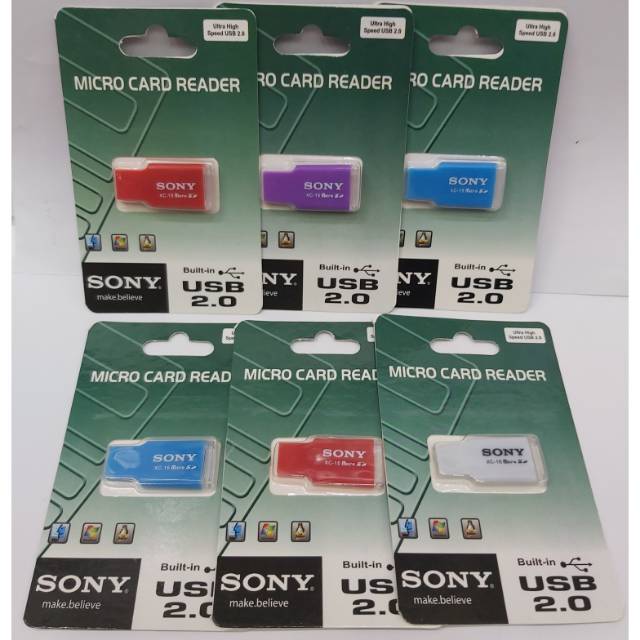 Jual MICRO CARD READER SONY XC -15 USB 2.0 | Shopee Indonesia