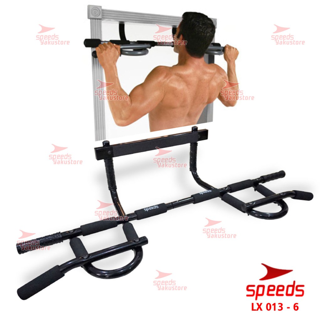 Jual SPEEDS Pull Up Bar/Iron Gym /chin up / Bar Door Alat Fitness Multi