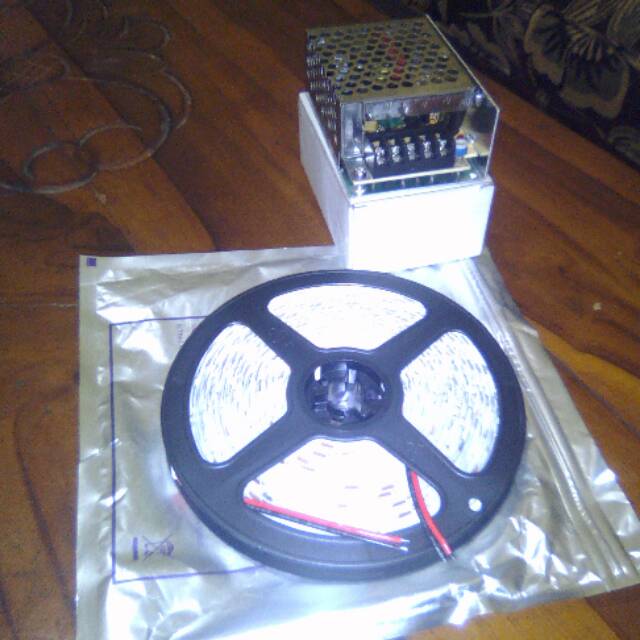 Jual Led strip EMICO light SMD 2835 FLEXILE ples adaptor | Shopee Indonesia