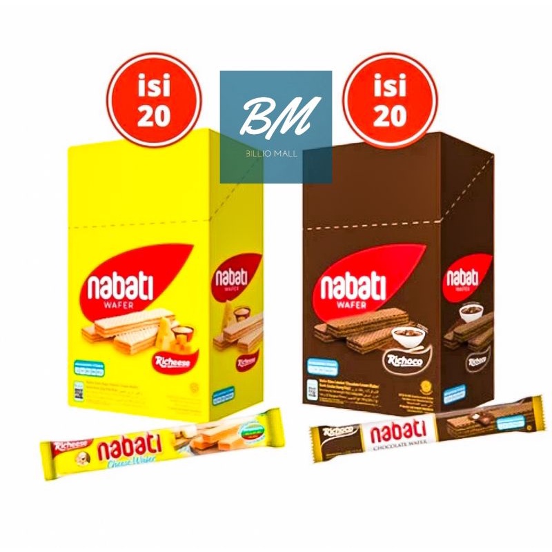 Jual Nabati Wafer Box Isi Pcs Wafer Nabati Box X Gr Richeese Nabati X Gram