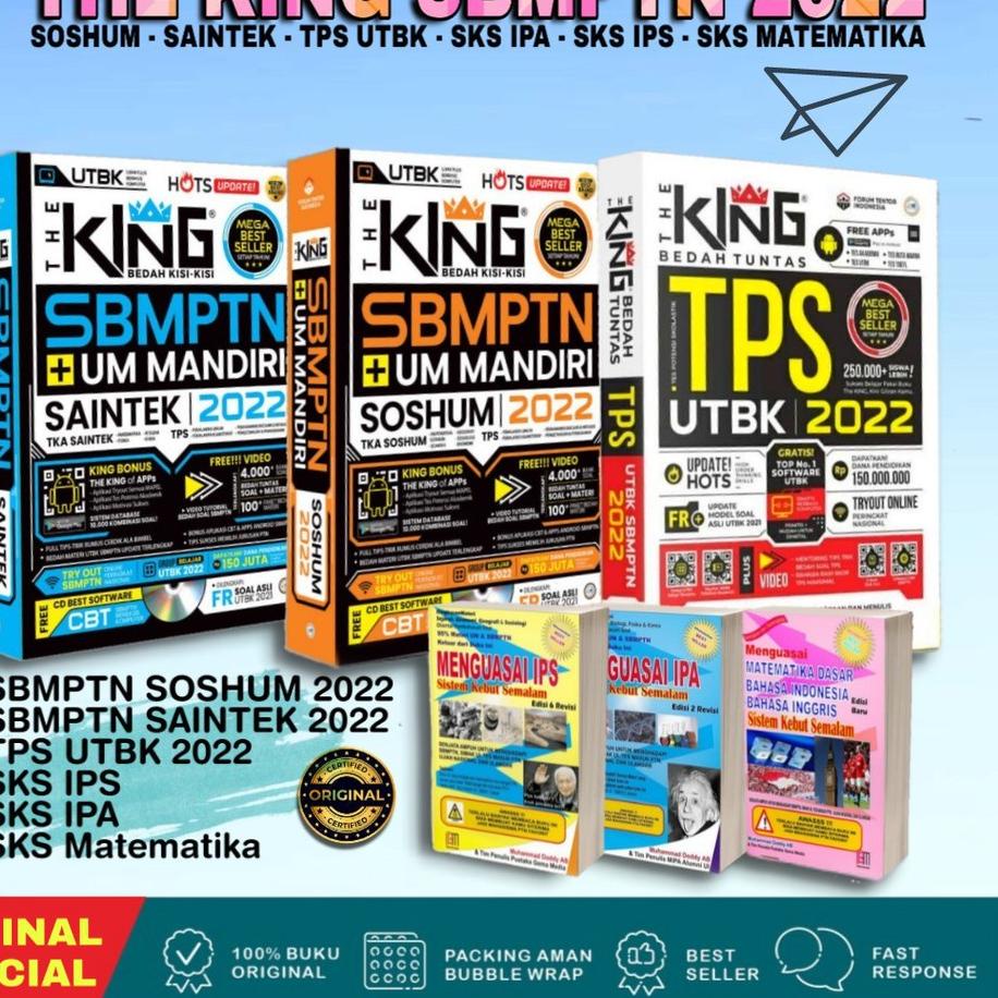 Jual New BUKU THE KING SBMPTN 2022 / TPS UTBK 2022 / WANGSIT / SKS IPS ...