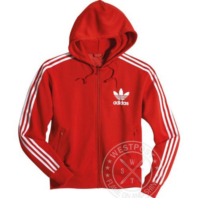 Sweater adidas merah hotsell