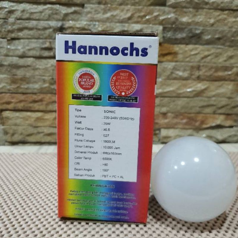 Jual Lampu LED Hannochs Sonic 20watt | Shopee Indonesia