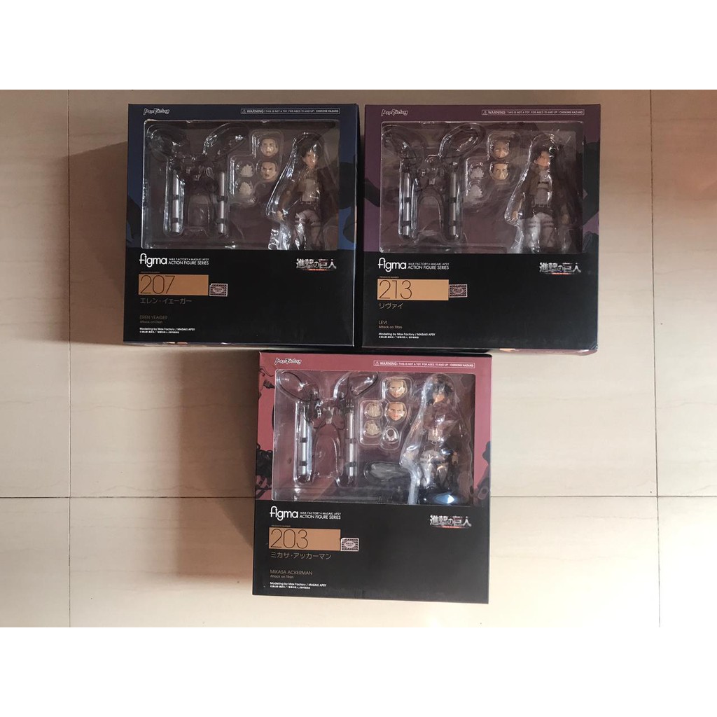 Jual Rare Limited Edition Figma Action Figure Attack On Titan Original
