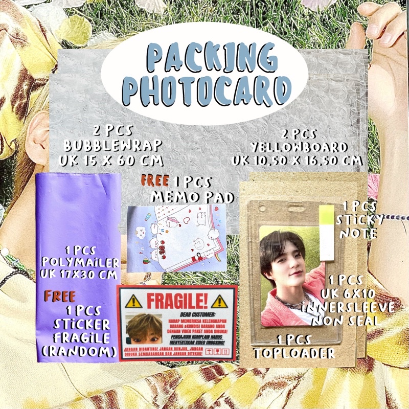 Jual packing photocard & MPC/CC set (yellowboard/toploader/innersleeve ...