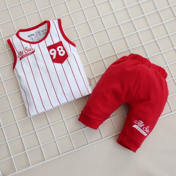 Jual Galery Fashion Kids Shop HeroSix Motif Singlet Converse 98