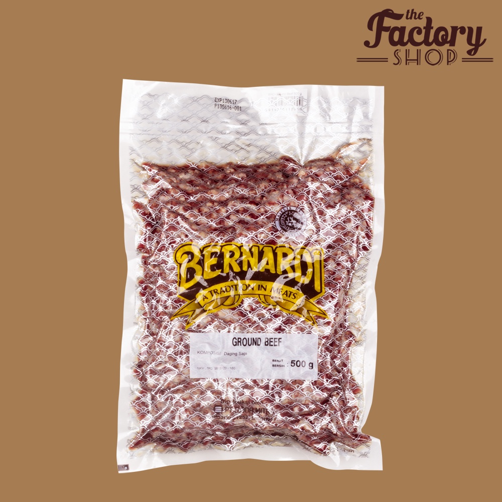 Jual BERNARDI GROUND BEEF 500G (9914500101) | Shopee Indonesia