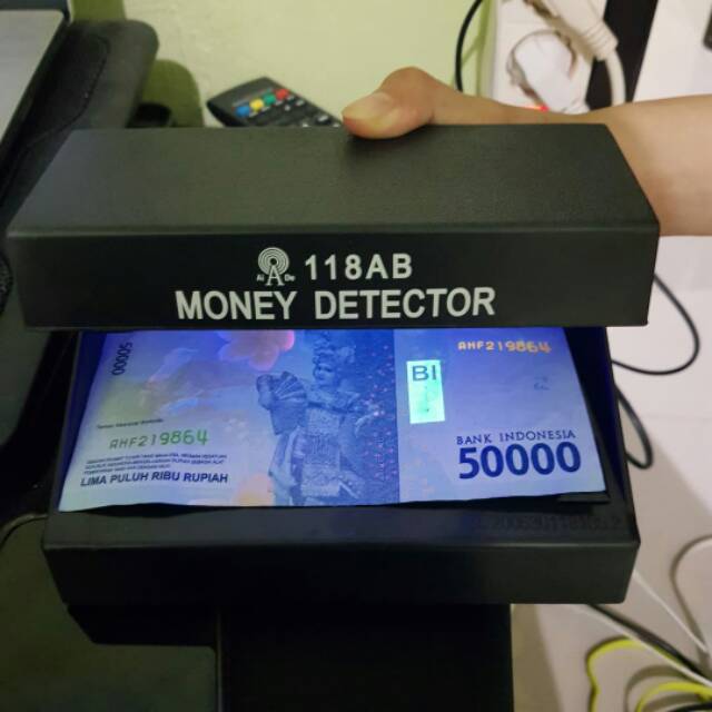 Jual Money Detector Single Lamp Pendeteksi Uang Palsu Shopee Indonesia