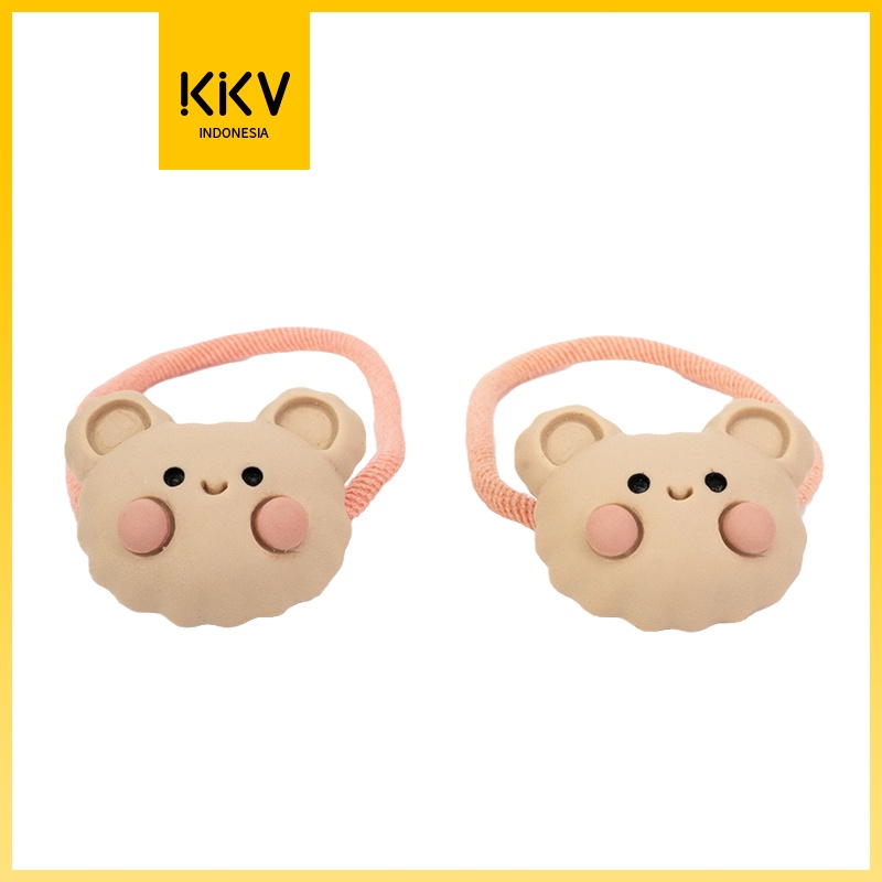 Jual KKV - JS Mixed Color Bear Kids Hair Ring Ikat Karet Rambut Anak ...
