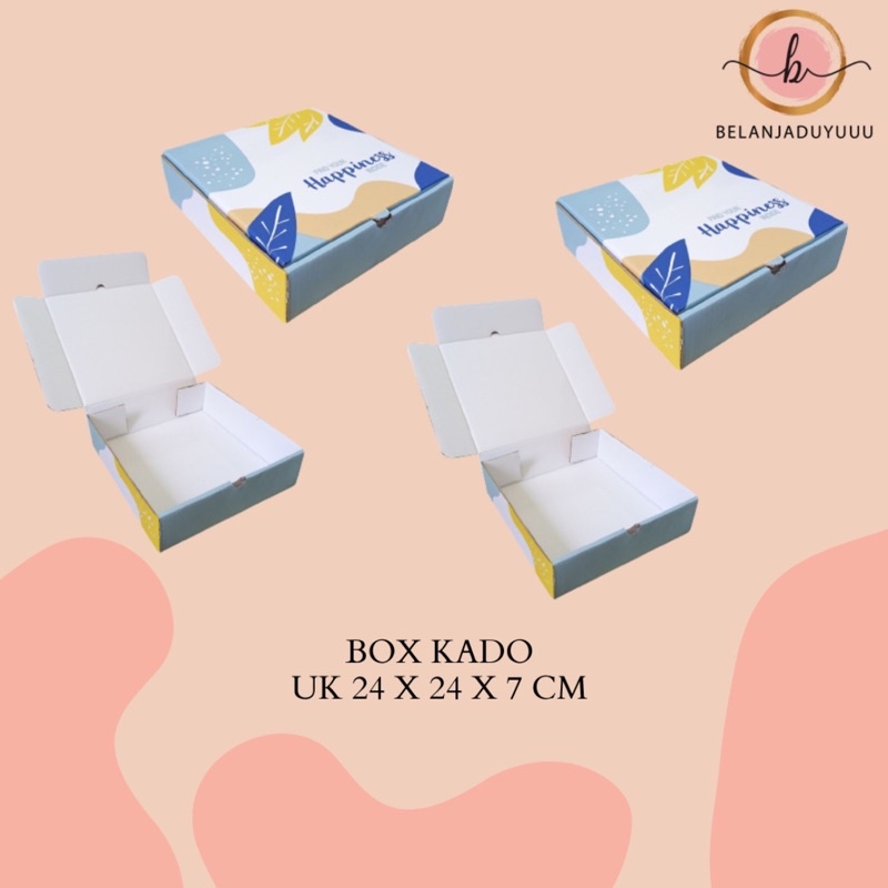 Jual Box Kado / Gift Box / Kotak Hampers / Box Packaging / Box Kado Shopee Indonesia