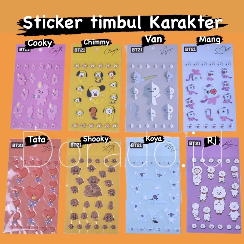 Jual Sticker timbul karakter lucu | Shopee Indonesia