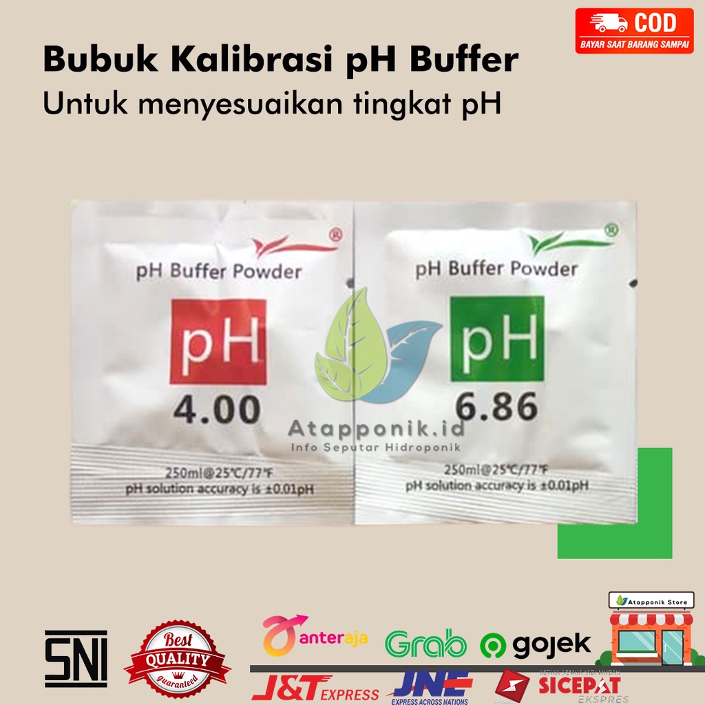 Jual ph buffer serbuk kalibrasi ph meter Shopee Indonesia