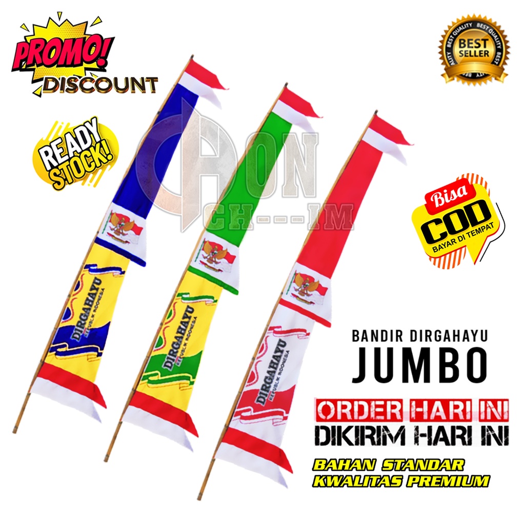 Jual Bendera Umbul Umbul Bandir Dirgahayu Shopee Indonesia