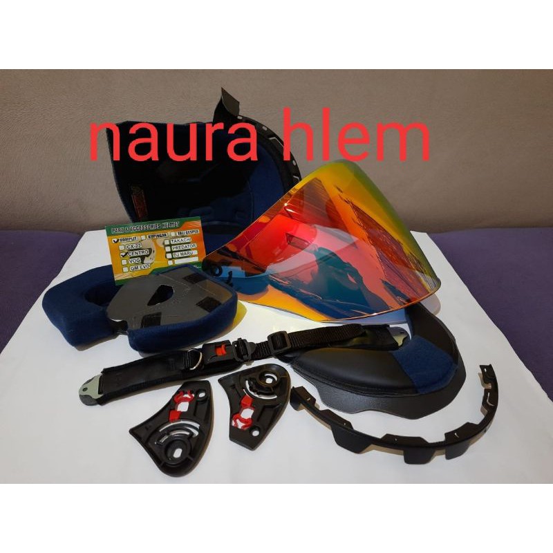 Jual spon busa hlem ink sentro full set kaca venom /rachet | Shopee ...