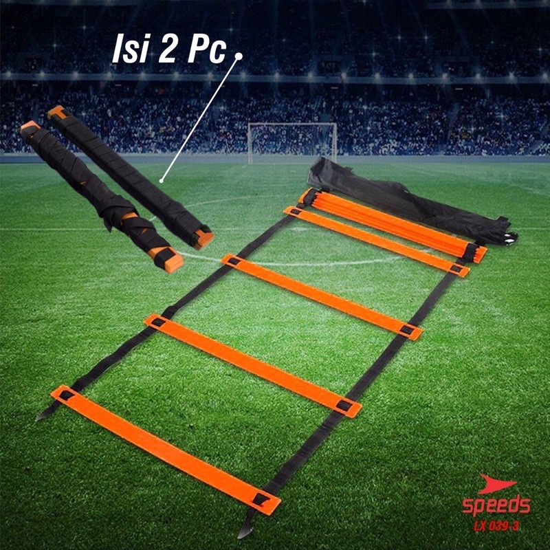 Jual Agility Ladder Speeds 2 Pcs Panjang 4M X 2 Pcs 8 Anak Tangga | Shopee  Indonesia
