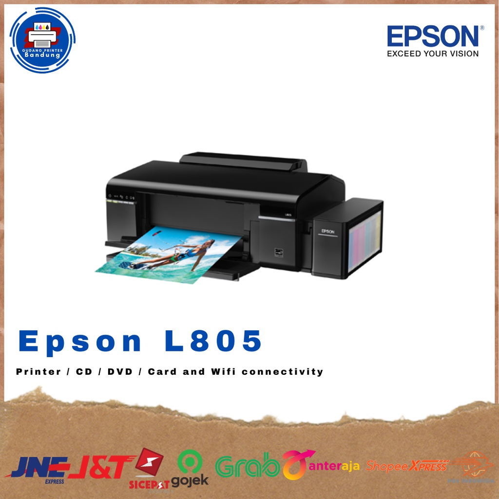 Jual Printer Epson L805 / Printer / CD / DVD / Card And Wifi ...