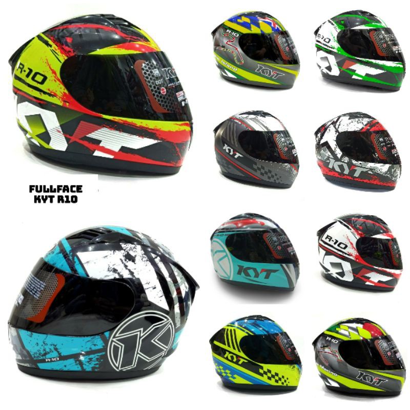 Helm kyt sale full face r10