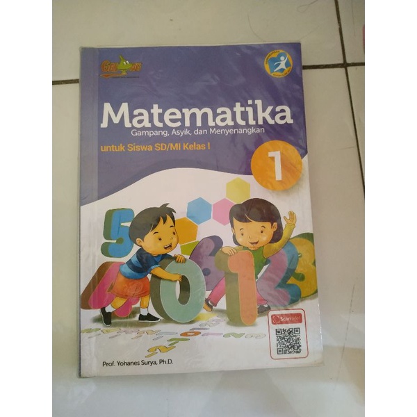 Jual Gasing Matematika Kelas 1 Ptkandel Prof Yohanes Surya Shopee Indonesia 5718