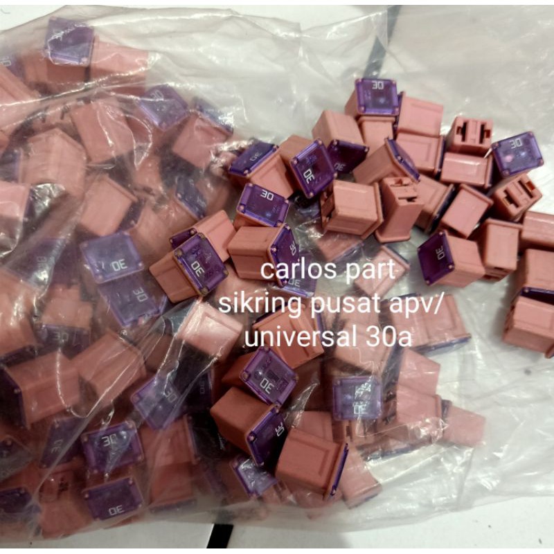 Jual sikring/fuse pusat apv/universal pendek 30a | Shopee Indonesia