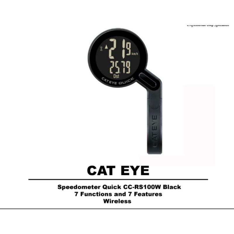 Jual Cyclocomputer Cat Eye Quick wireless CC-RS100W | Shopee Indonesia