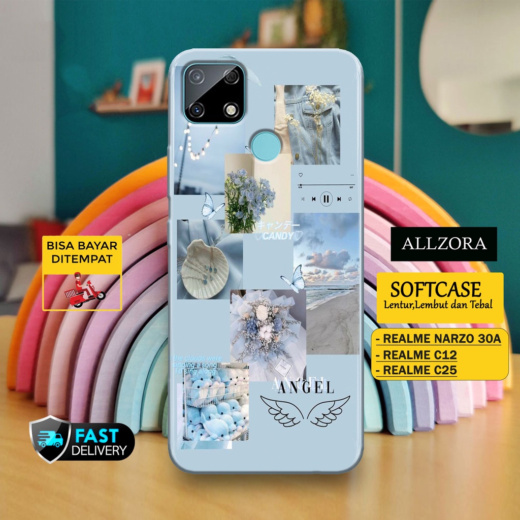 Case Realme Narzo 30A C12 C25 Terbaru Fashion Case AESTHETIC Casing  Hp Realme Narzo 30A C12 C25 Terbaru Kesing Realme Narzo 30A C12  - Main Image