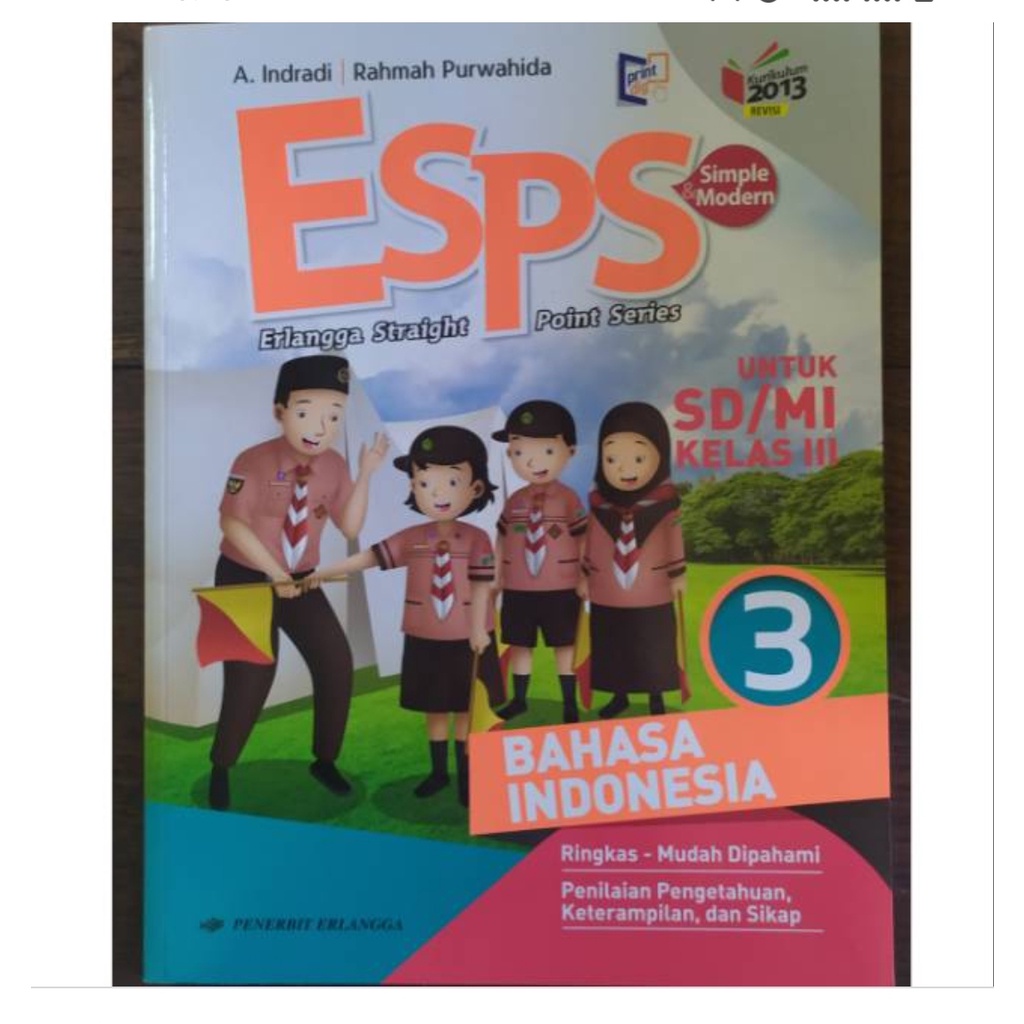 Jual Erlangga ESPS Bahasa Indonesia Kelas 3 MI | Shopee Indonesia