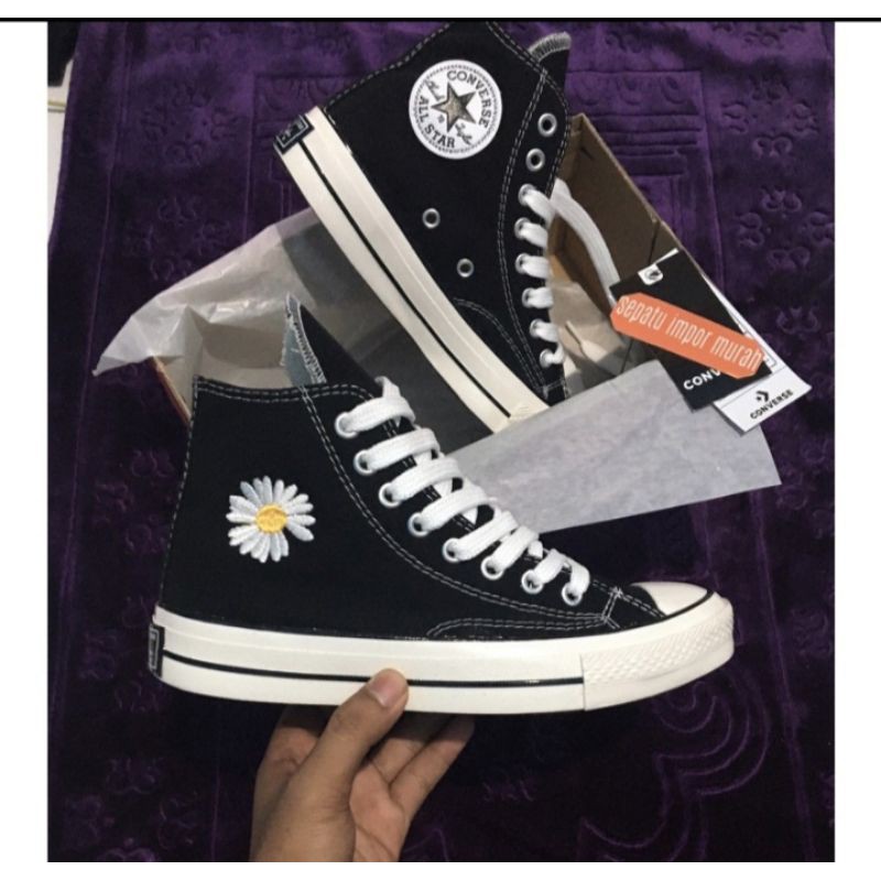 Jual LIMITED EDITION CONVERSE BUNGA (FLOWER) 70 HIGH PEACE