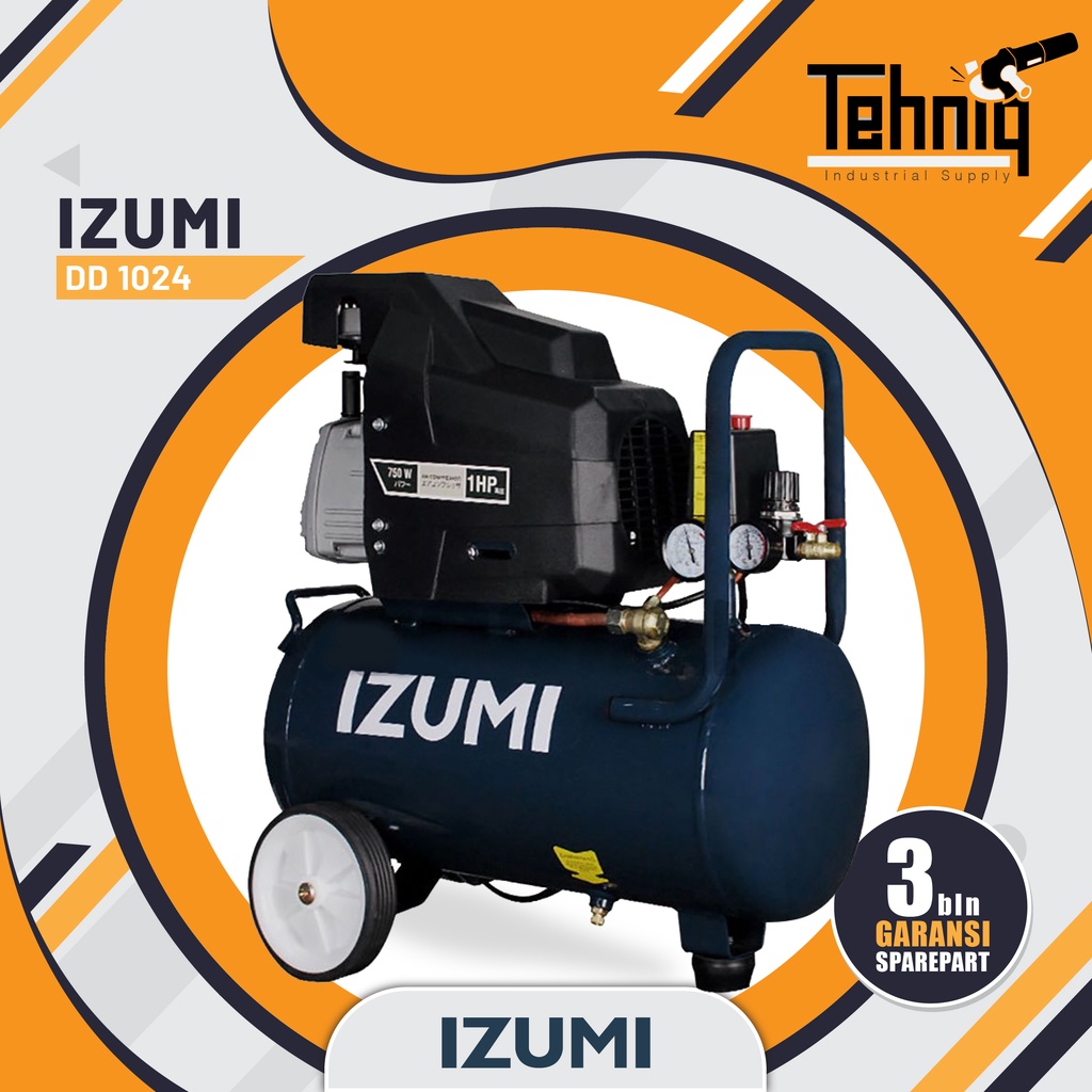 Jual Kompresor Angin Listrik IZUMI DD-1024 Direct Compressor 1HP 24 ...