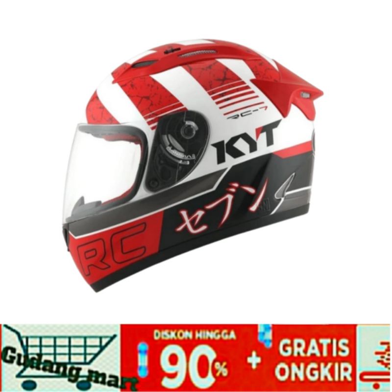 Jual Helm KYT full face Original KYT motif s_e Shopee Indonesia