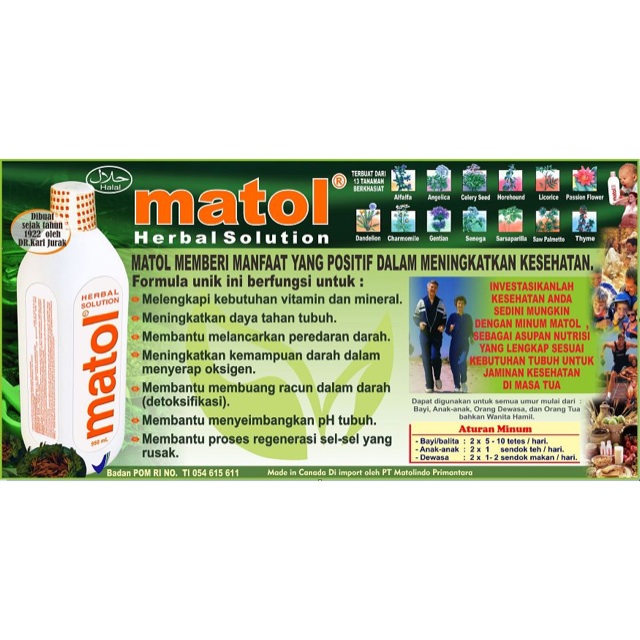 Jual MATOL® Herbal | Shopee Indonesia
