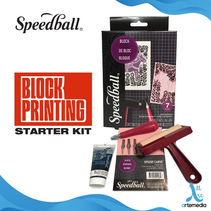 Jual Speedball Super Value Block Printing Starter Kit Printmaking
