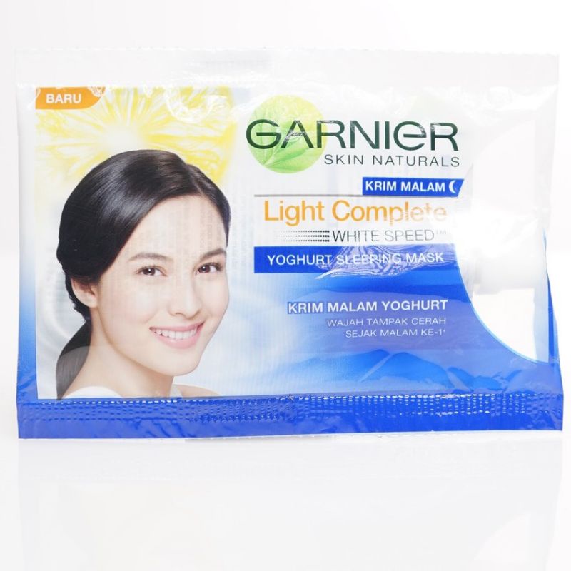 Jual Garnier Light Complete Night Cream Sachet Shopee Indonesia