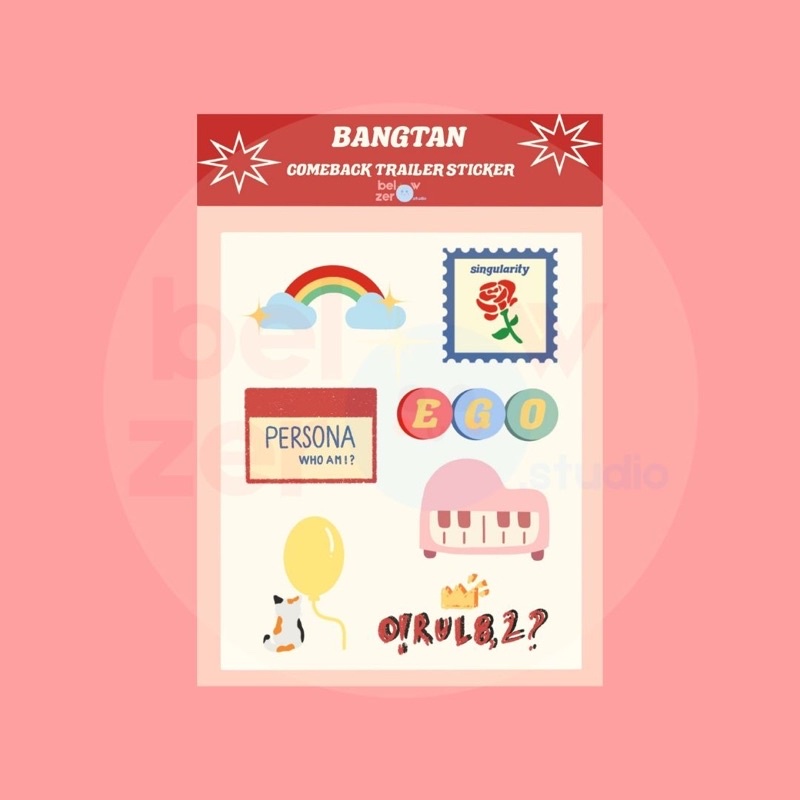Jual Bangtan Comeback Trailer Sticker Part 2 | Shopee Indonesia