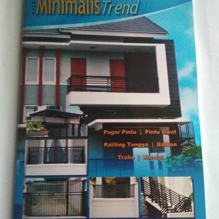 Jual buku katalog teralis pagar canopy balkon tangga dll model