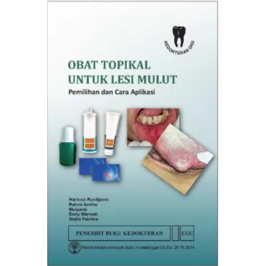 Jual Buku Ori Buku Obat Topikal Untuk Lesi Mulut Pemilihan Dan Cara