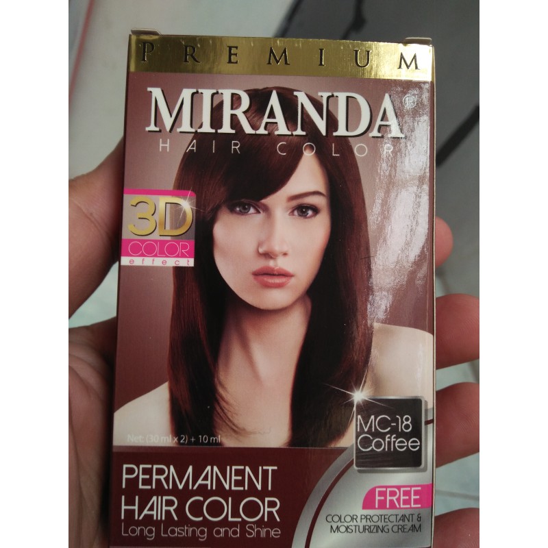 Jual Cat pewarna rambut Miranda Hair Color permanent MC 18 Coffee kopi ...