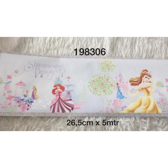 Jual Wallpaper Border List Dinding Motif Princess Disney Shopee Indonesia