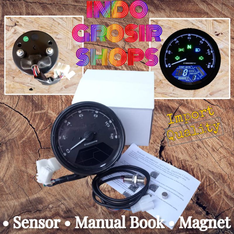 Jual Speedometer spido custom babon digital japstyle caferacer