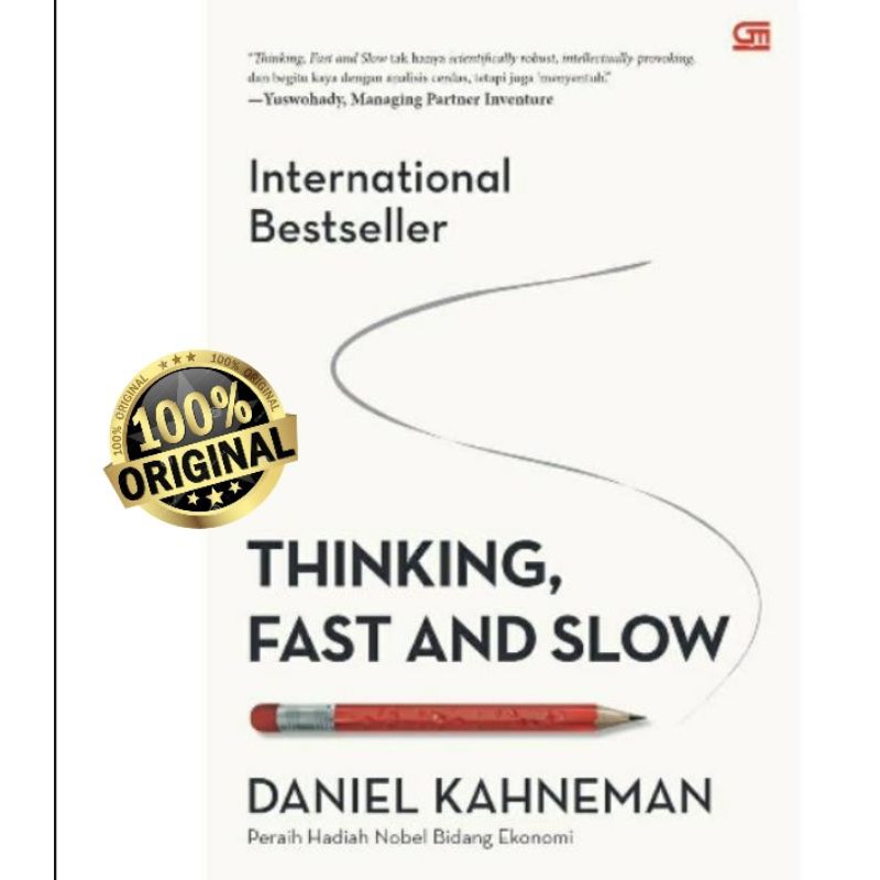 Jual THINKING FAST AND SLOW ~ DANIEL KAHNEMAN | Shopee Indonesia