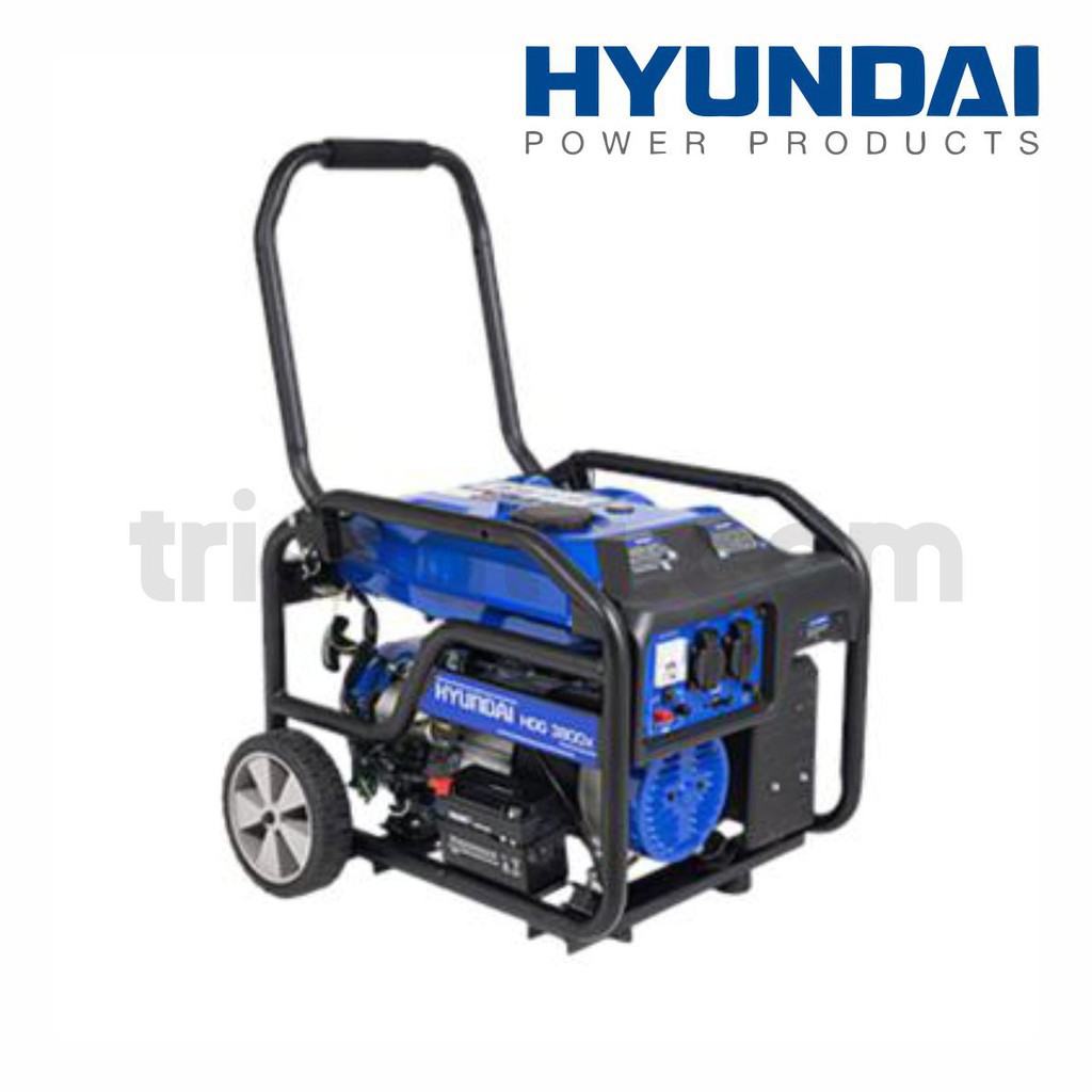 Jual Promo Genset / Generator 3000 Watt Set Hyundai HDG 3800X | Shopee ...