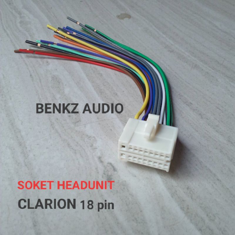 Jual Kabel Soket Headunit Clarion Pin Nx Nx Clarion Pajero Shopee Indonesia