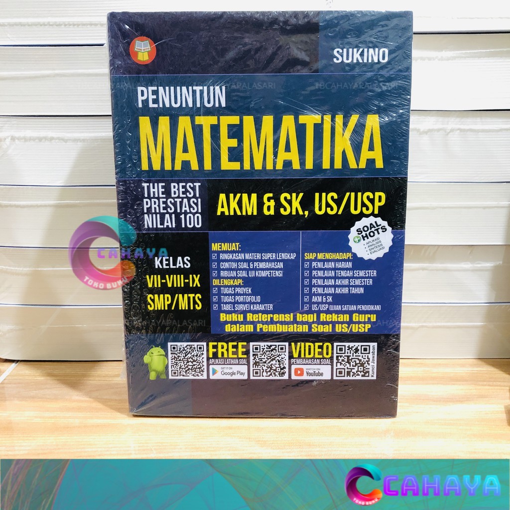 Jual Buku Penuntun Matematika Smp Untuk Kelas Vii Viii Ix Yrama Widya Best Seller Shopee