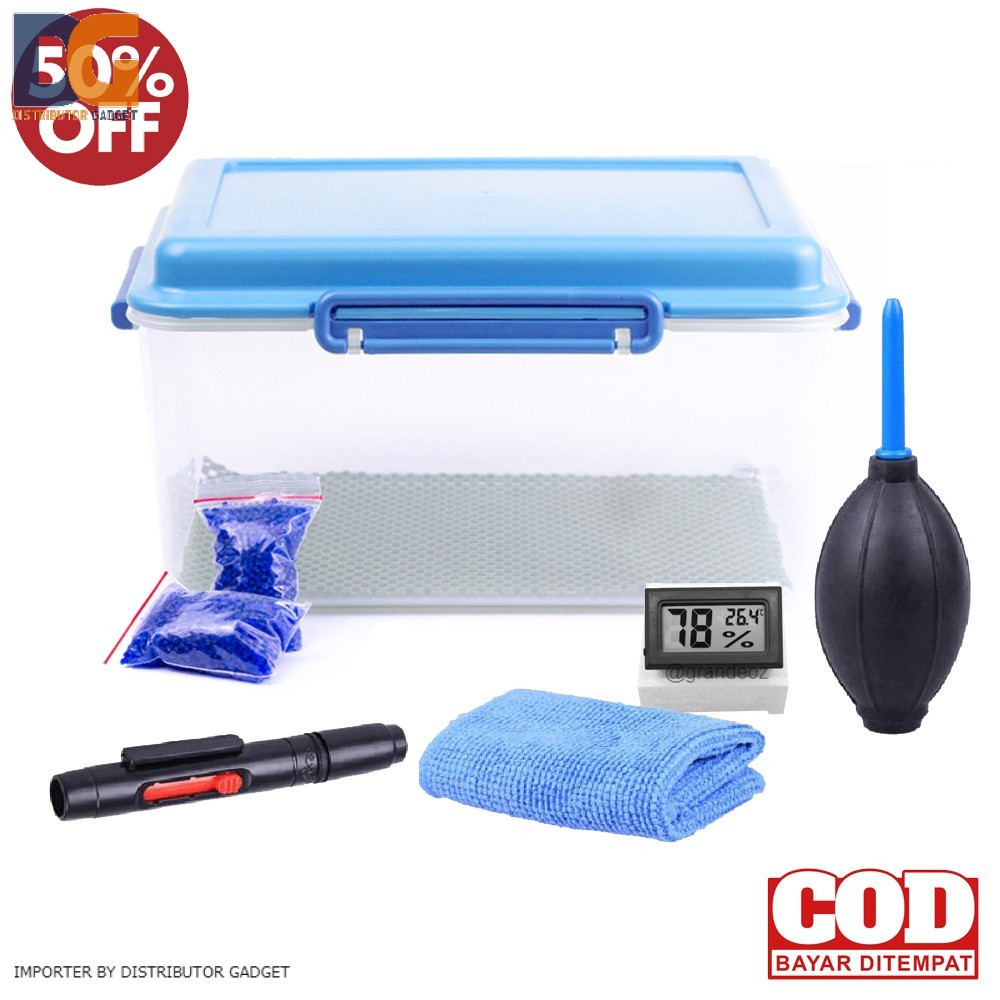 Jual PAKET DRY BOX Standart + 3 in 1 Cleaning Set DryBox Lensa Kamera ...